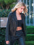 elegant leather jacket womens