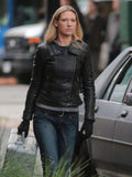 Anna Torv Black Leather Jacket