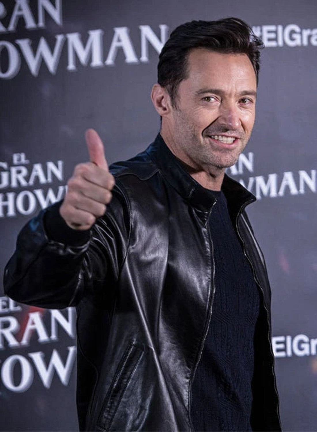 hugh jackman leather jacket