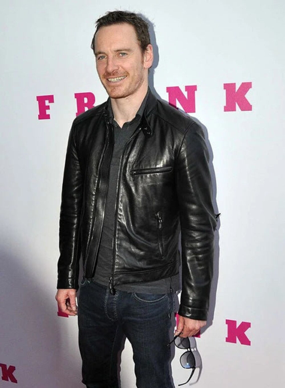 Black Michael Fassbender Leather Jacket